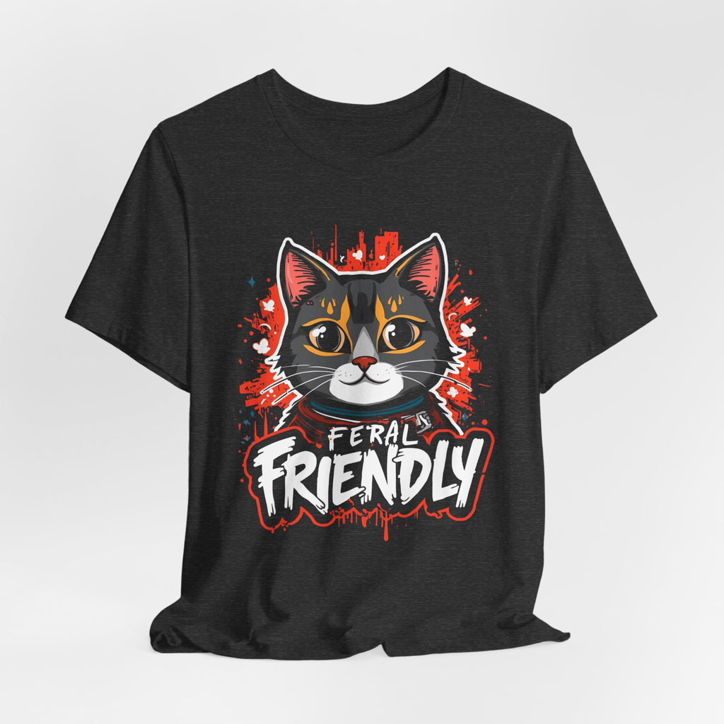 Feral Friendly (Battle-Ready Calico Edition) Unisex T-Shirt