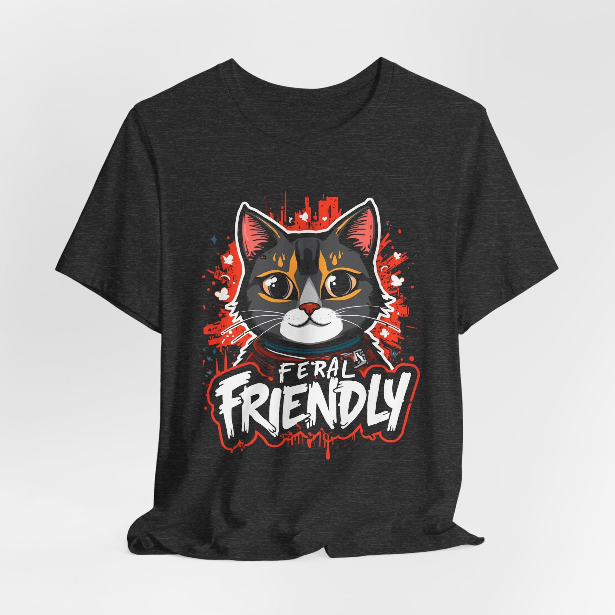 Feral Friendly (Battle-Ready Calico Edition) Unisex T-Shirt