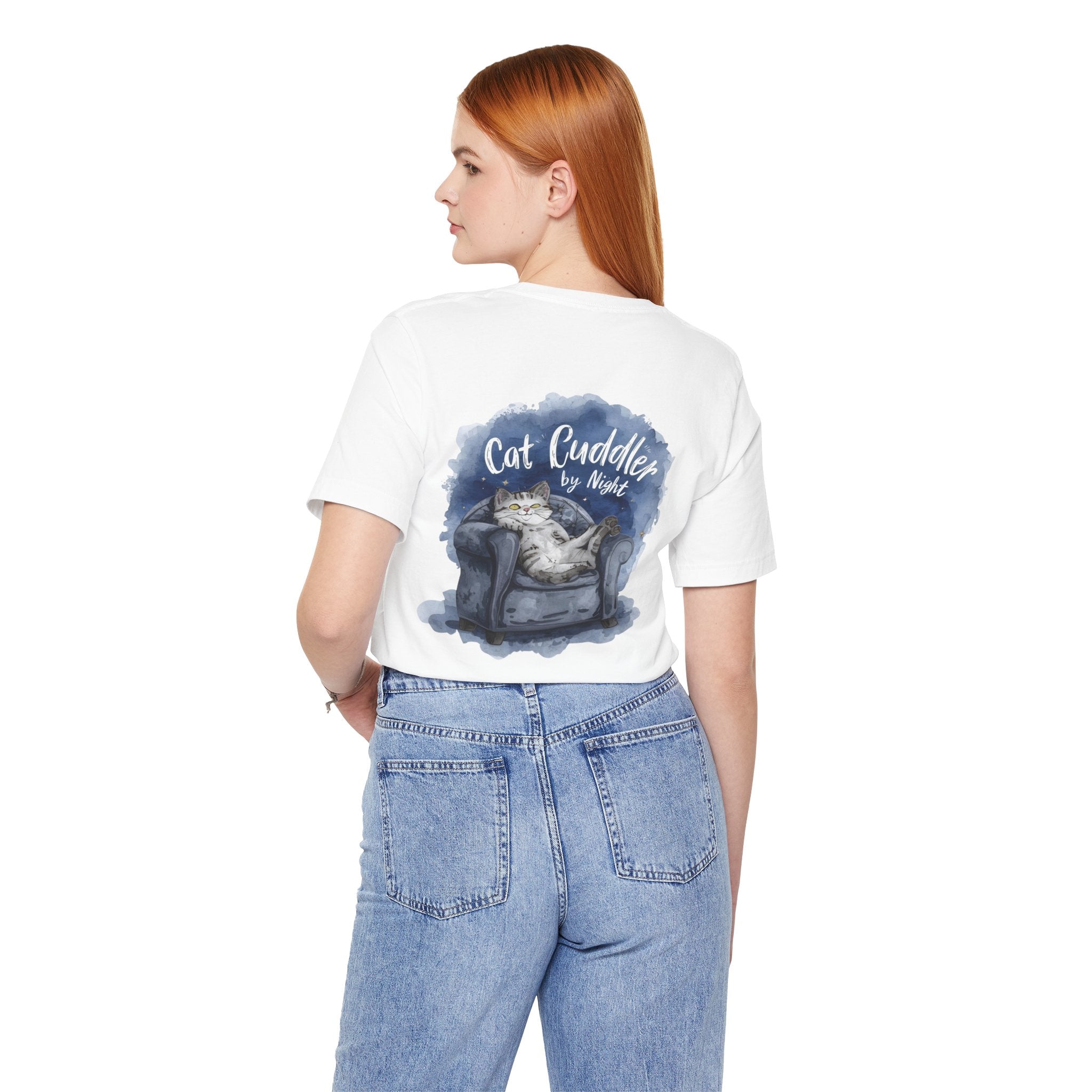Cat Rescuer by Day, Cuddler by Night Unisex T-Shirt