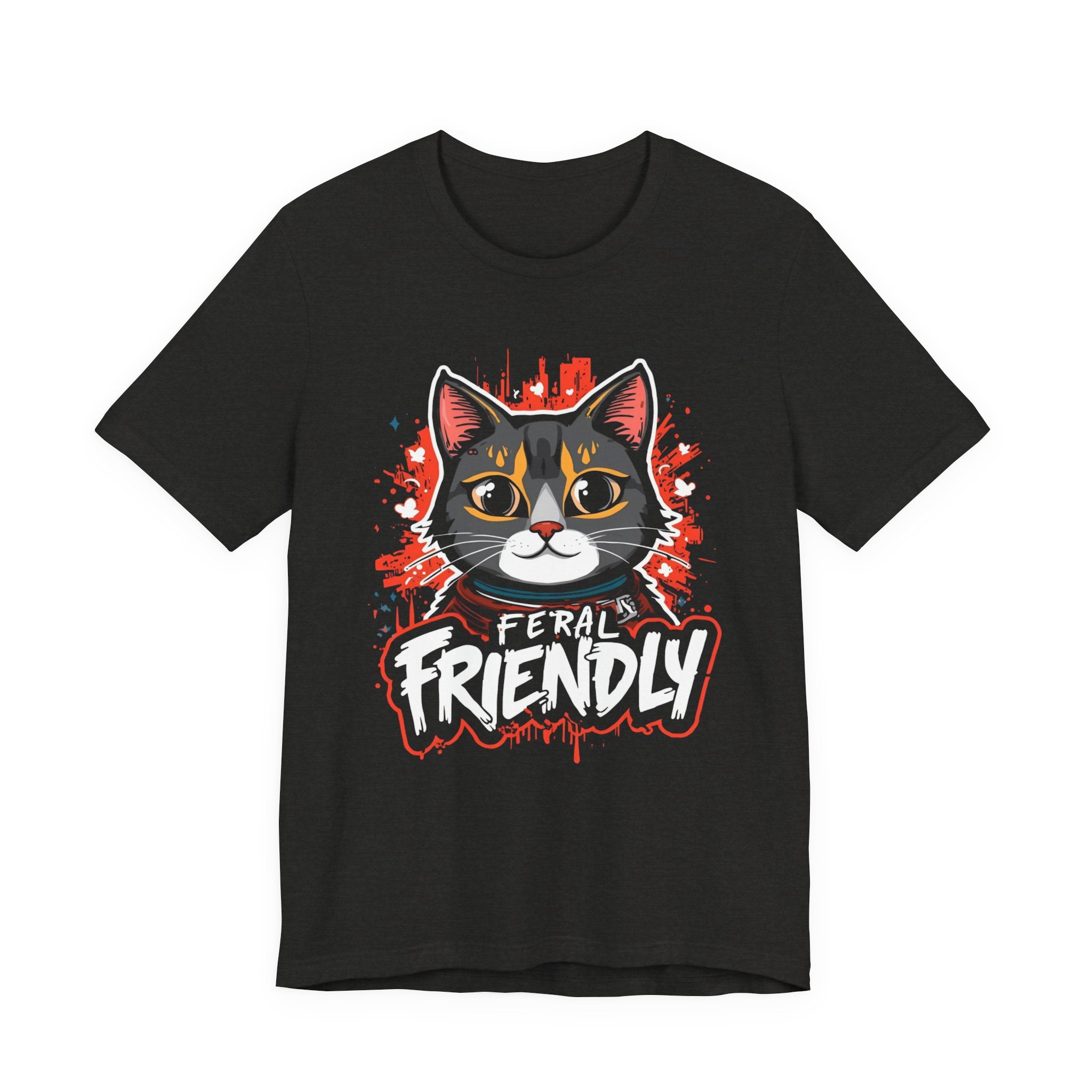 Feral Friendly (Battle-Ready Calico Edition) Unisex T-Shirt