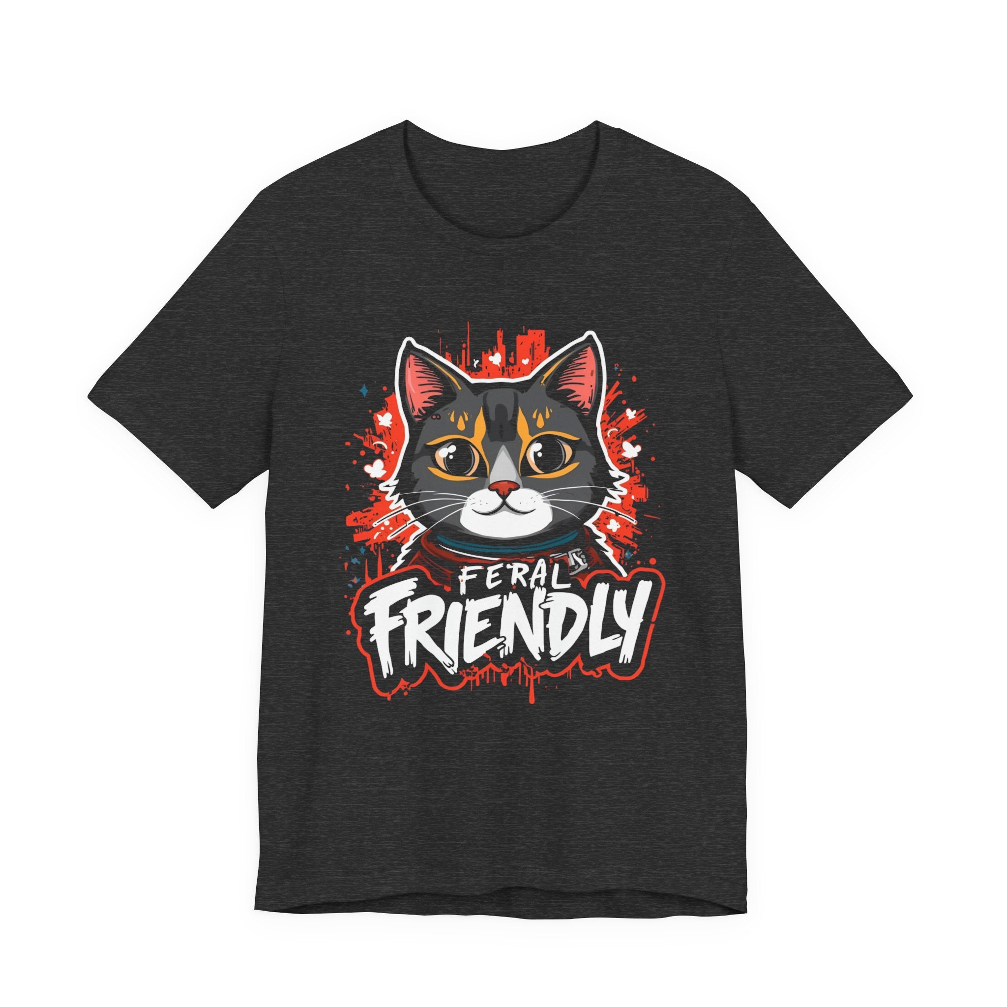Feral Friendly (Battle-Ready Calico Edition) Unisex T-Shirt