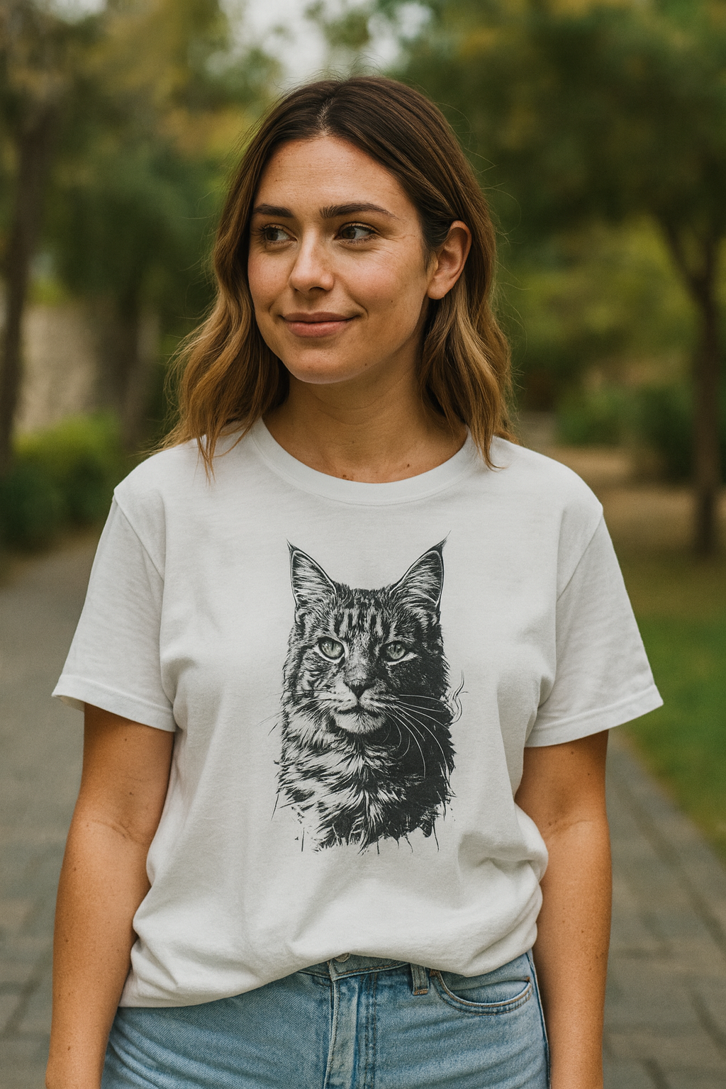 Boss Cat T-Shirt – Smoking Cat with Sunglasses Unisex T-Shirt